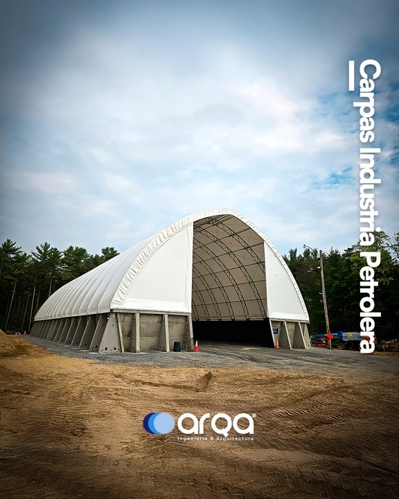 Carpa industrial para almacenamiento