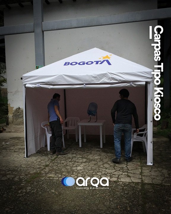 Kiosco publicitario instalado por ARQA para activación de marca